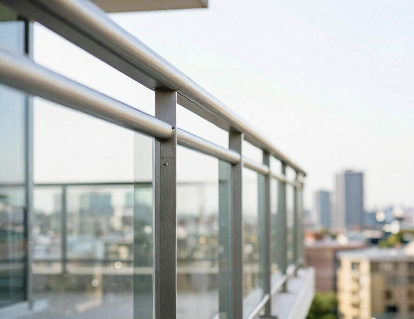 Aluminium balcony railings and screens